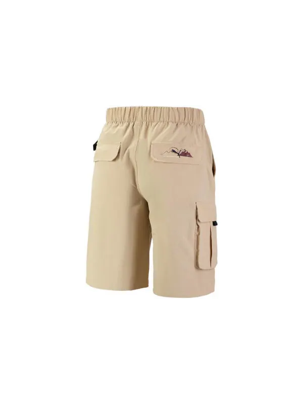 Шорты camping mountain cargo shorts 'beige' Puma — изображение 2 из 2, бежевый/черный