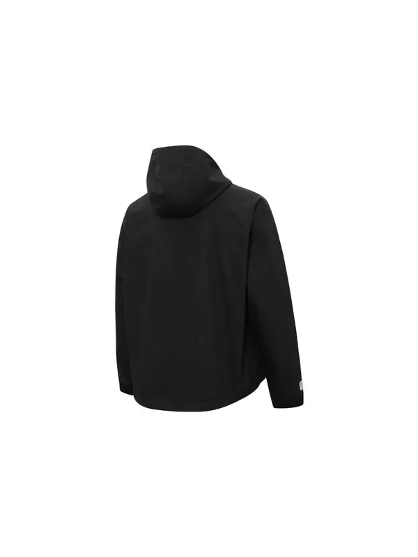 Куртка windbreaker hoodied jacket 'black' Puma — изображение 2 из 2, черный/белый