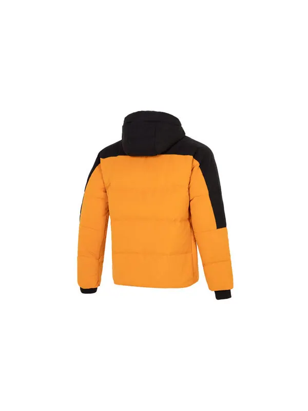 Куртка colorblock padded down jacket 'orange' Puma — изображение 2 из 4, оранжевый/черный