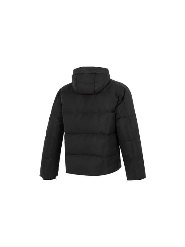 Куртка classics padded down jacket 'black' Puma — изображение 2 из 4, черный/белый