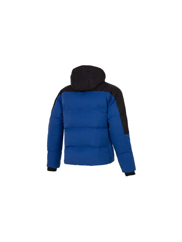 Куртка colorblock padded down jacket 'blue' Puma — изображение 2 из 4, синий/черный