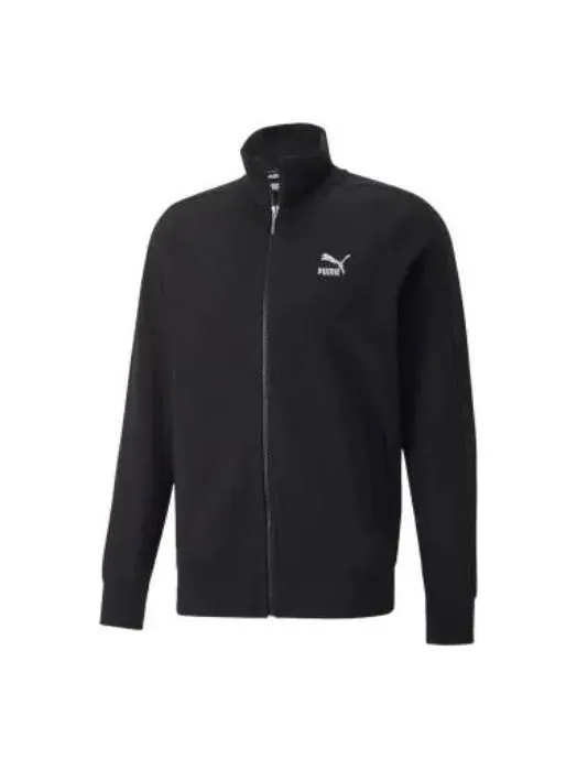 Куртка t7 track jacket 'black' Puma — изображение 1 из 2, черный/белый