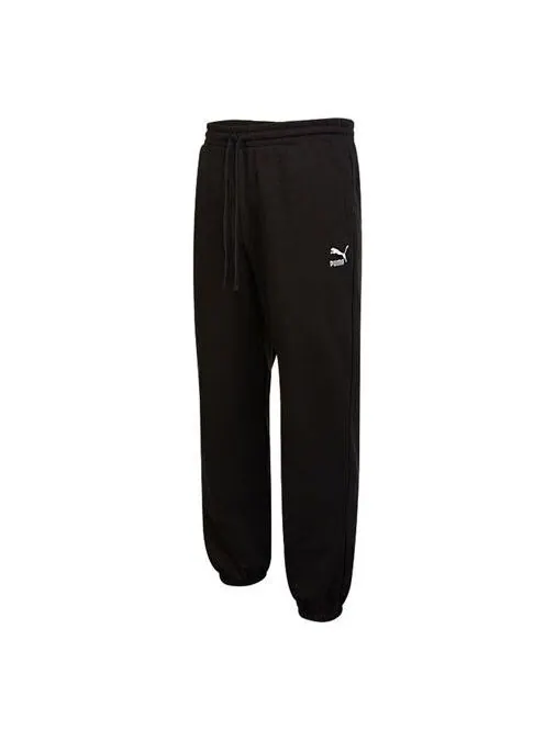Брюки classics small logo sweatpants 'black' Puma — изображение 1 из 4, черный