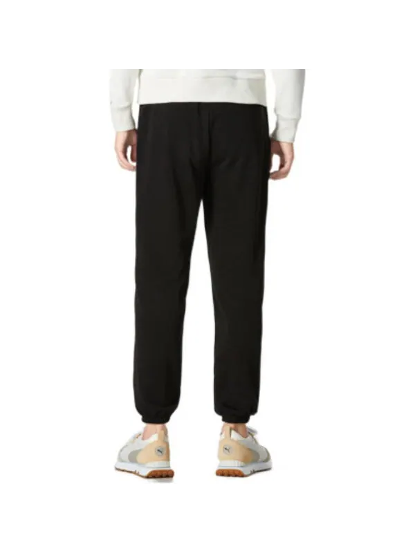 Брюки classics small logo sweatpants 'black' Puma — изображение 4 из 4, черный