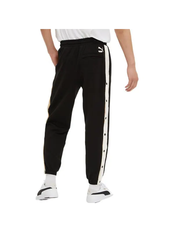 Брюки downtown pants 'black' Puma — изображение 3 из 4, черный/белый