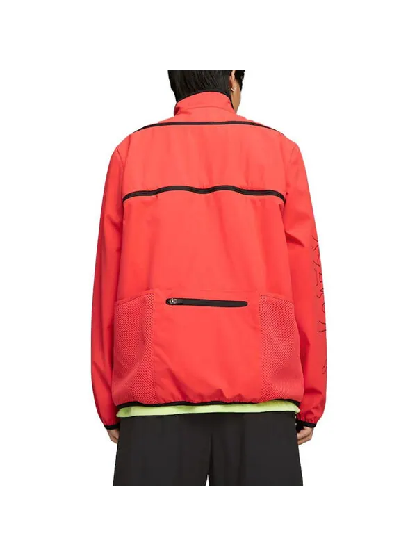 Куртка x perks and mini zip-off jacket 'red' Puma — изображение 4 из 4, красный/черный