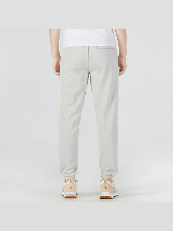 Брюки suit jogger 'grey' Puma — изображение 4 из 4, серый/зеленый
