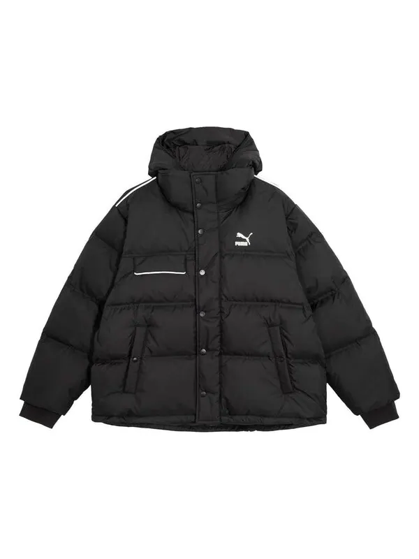 Куртка winter hooded ultra down coat 'black' Puma — изображение 1 из 2, черный