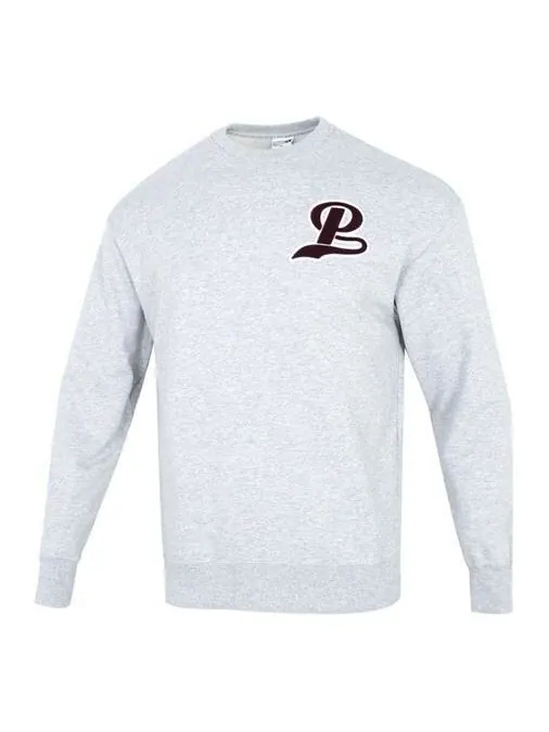 Свитер team crew logo sweatshirt 'grey burgumdy' Puma