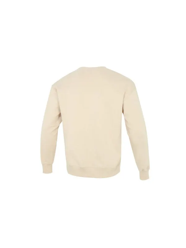 Свитер team crew logo sweatshirt 'beige' Puma — изображение 2 из 4, бежевый/черный