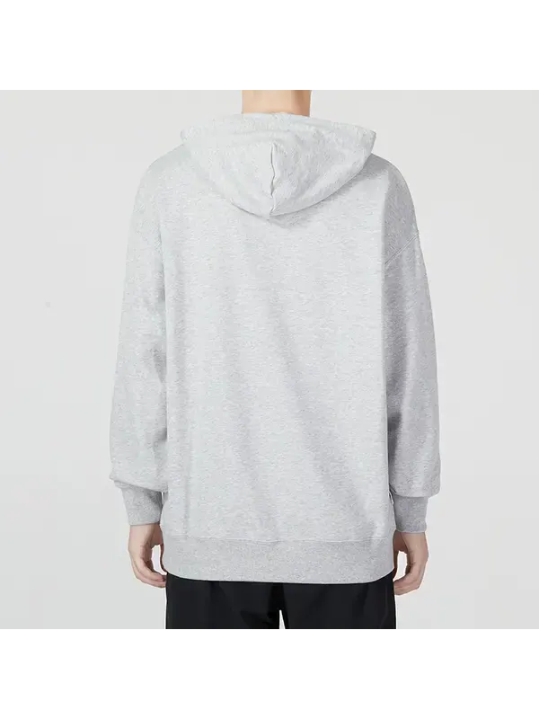Толстовка team hoodie 'grey' Puma — изображение 3 из 4, серый/бордовый