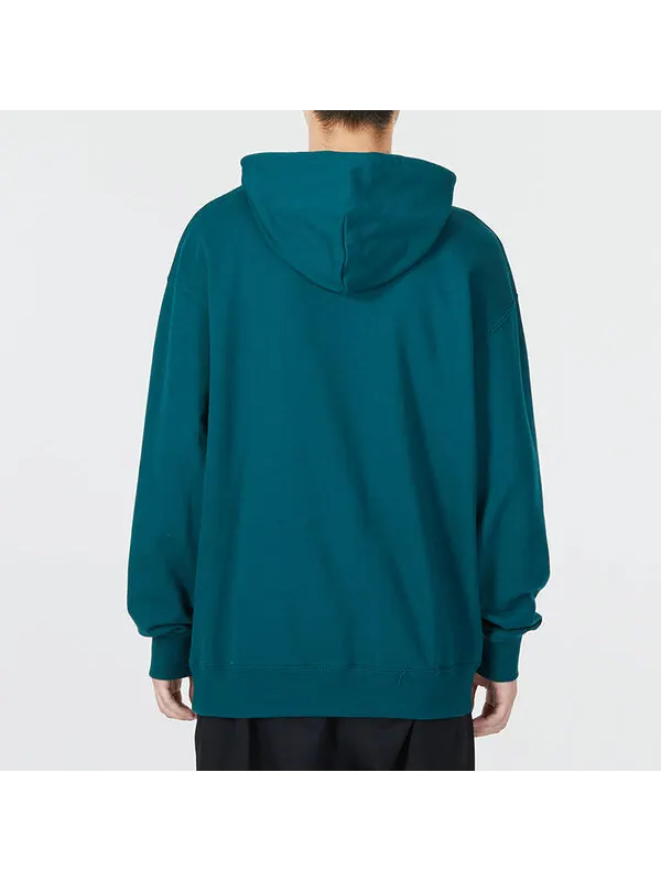 Толстовка team hoodie 'green' Puma — изображение 4 из 4, зеленый/черный
