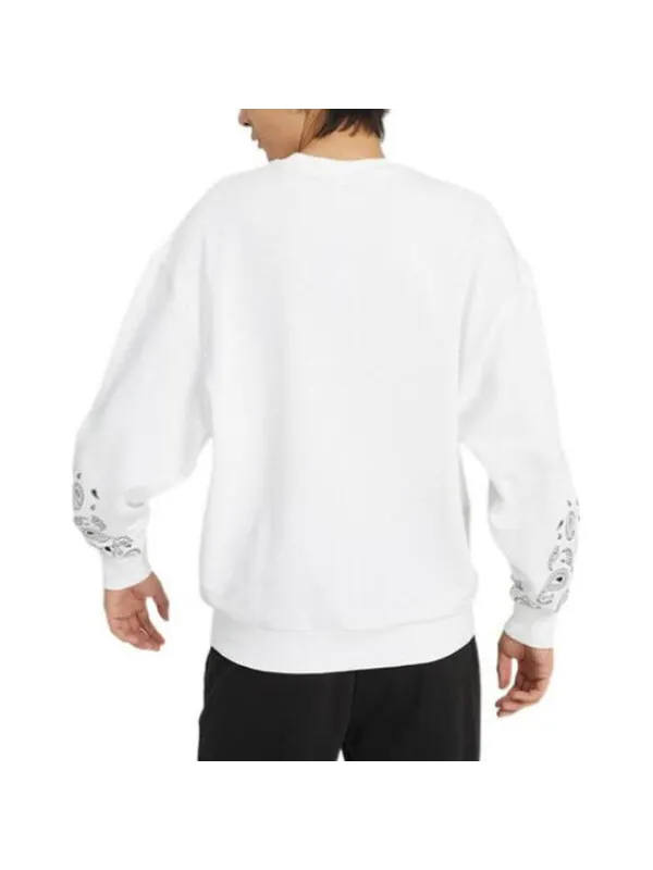 Свитер paisley graphic crew 'white' Puma — изображение 4 из 4, белый/черный