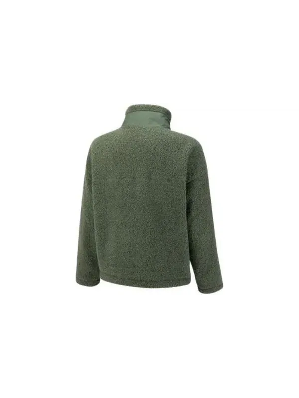 Куртка patch pocket sherpa jacket 'green' Puma — изображение 2 из 2, зеленый