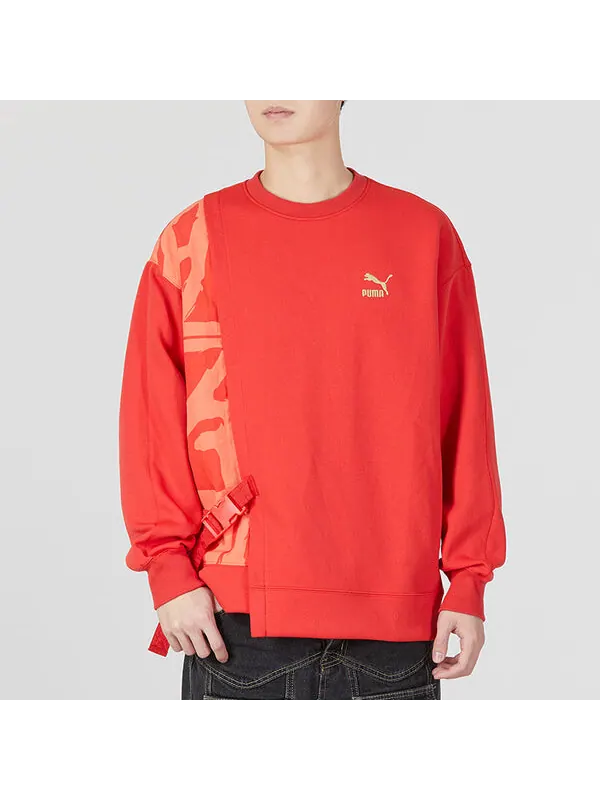 Свитер cny bz zaozhi crewneck sweatshirt 'red' Puma — изображение 3 из 4, красный