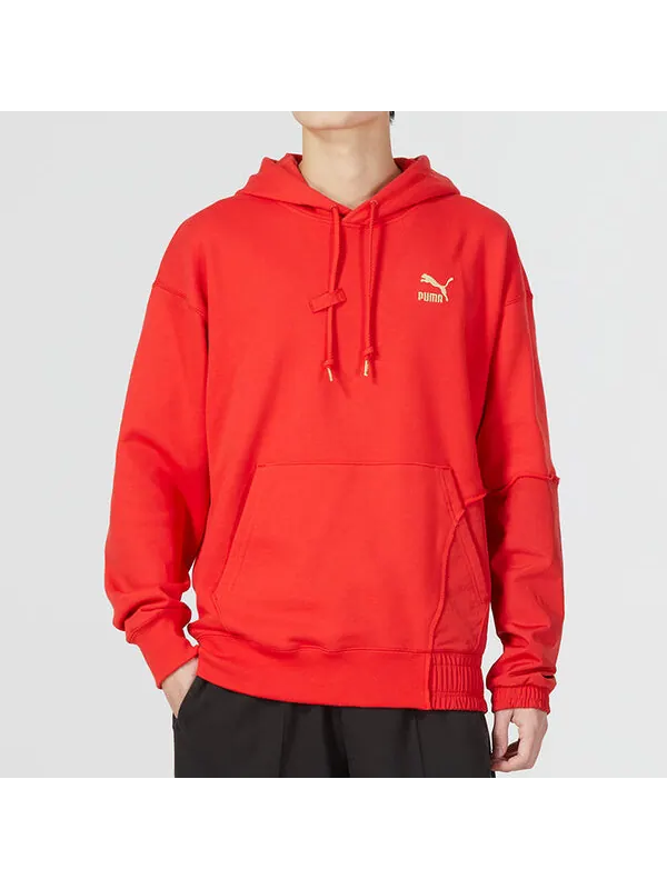 Толстовка cny bz zaozhi hoodie 'red' Puma — изображение 3 из 4, красный/золотистый