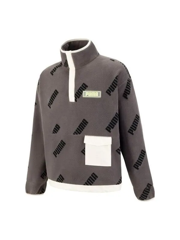 Свитер moduler half-zip sweater 'grey' Puma