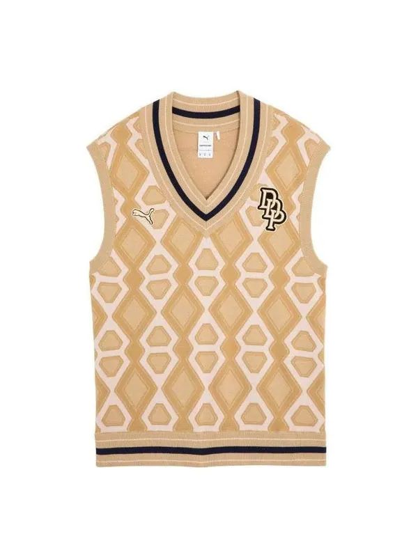 Жилет x dapper dan knit vest ginger root 'orange' Puma