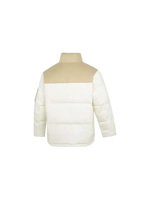 Куртка core down jacket 'beige' Puma — изображение 2 из 4, белый/бежевый