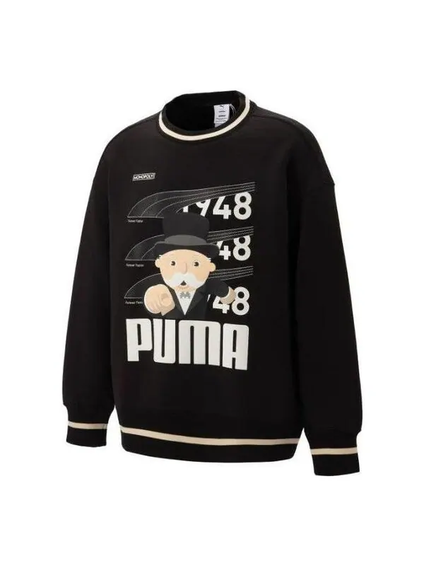 Свитер x staffonly x monopoly logo sweatshirt 'black' Puma