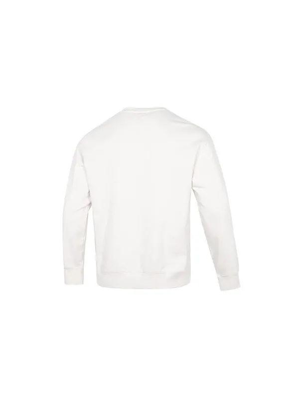 Свитер das cc graphic crew sweater 'white' Puma — изображение 2 из 4, белый/зеленый