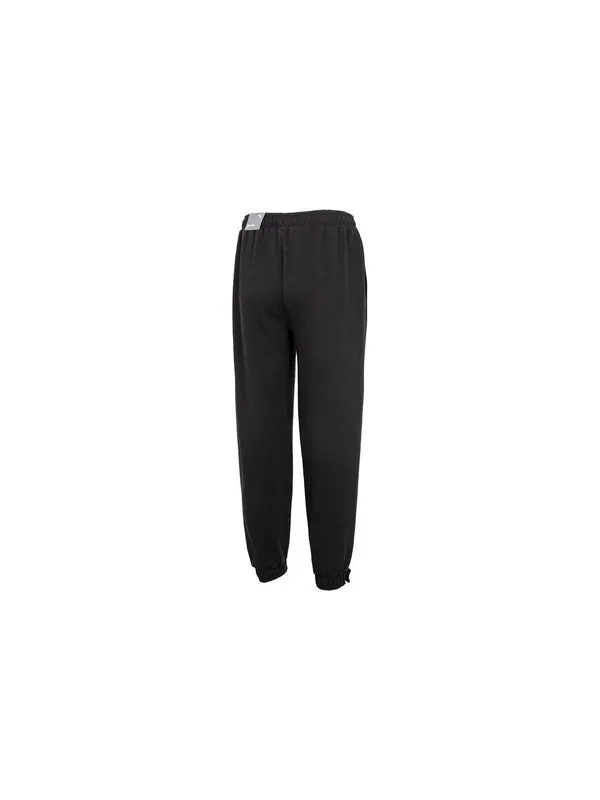 Брюки das cc label knit pant 'black' Puma — изображение 2 из 4, черный/желтый/оранжевый