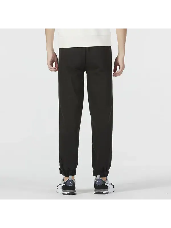 Брюки das cc label knit pant 'black' Puma — изображение 4 из 4, черный/желтый/оранжевый