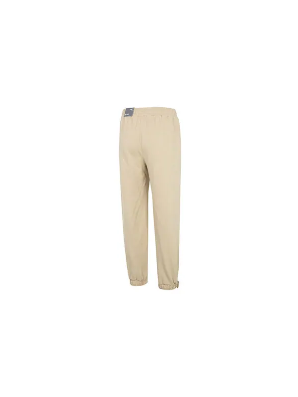 Брюки das cc label knit pants 'beige' Puma — изображение 2 из 4, бежевый/оранжевый