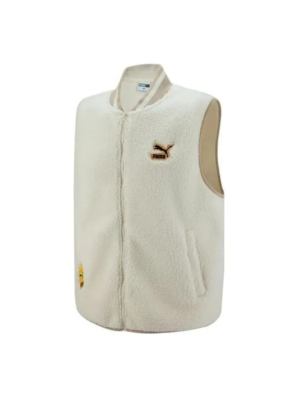 Жилет classics street sport sherpa vest 'white' Puma