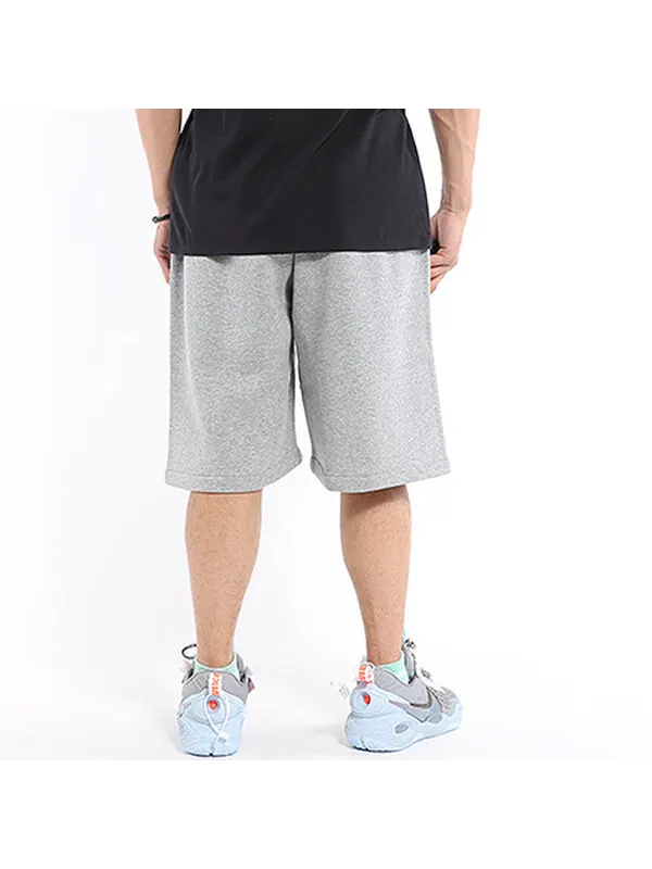 Шорты logo athleisure casual sports shorts gray Nike — изображение 4 из 4, серый