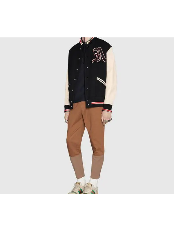 Футболка поло Gucci stripe short sleeve polo shirts 'navy blue' — изображение 3 из 4, синий