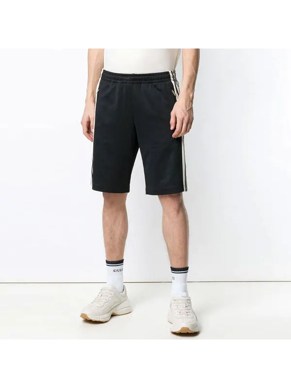 Шорты Gucci GG Supreme Track Shorts — изображение 4 из 4, черный