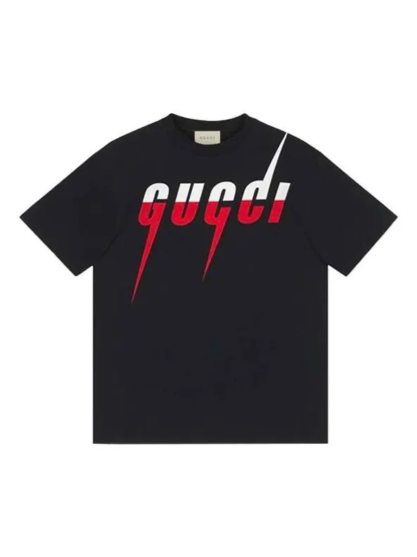 Футболка Gucci Blade Printing Short Sleeve — изображение 1 из 4, черный