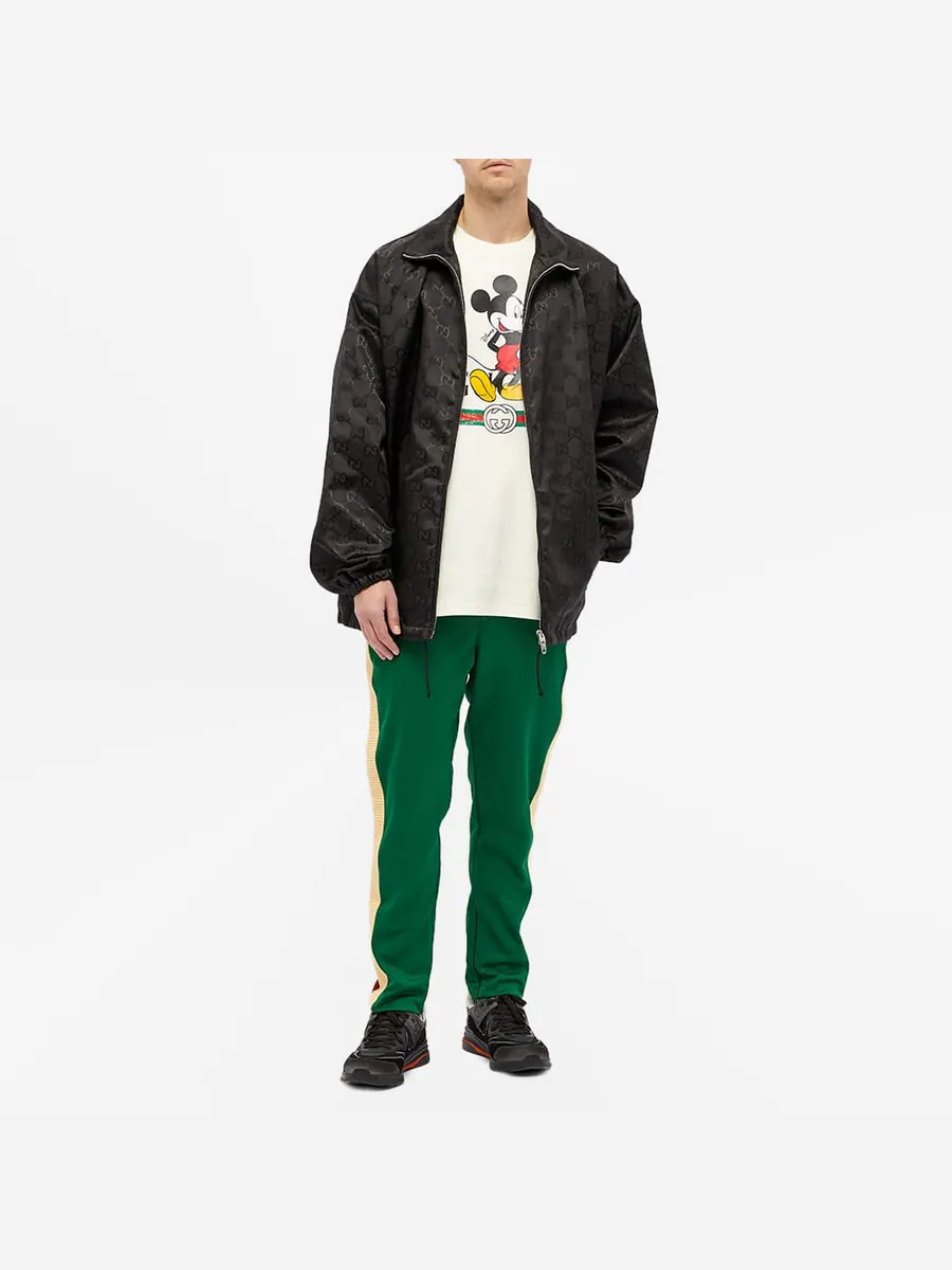 Футболка Gucci x Disney, совместный принт, ретро — изображение 3 из 6, бежевый