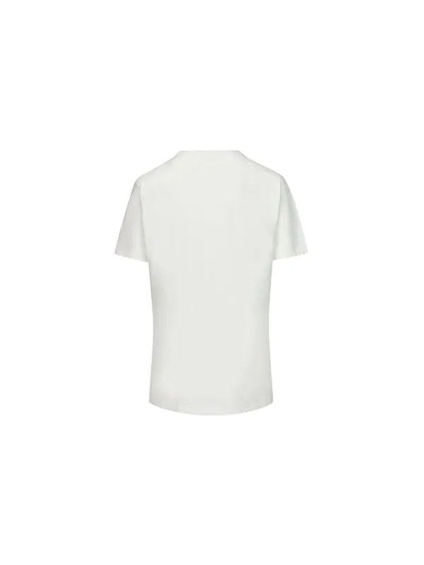 Футболка Gucci White Cotton Oversize с Interlocking G — изображение 2 из 4, белый