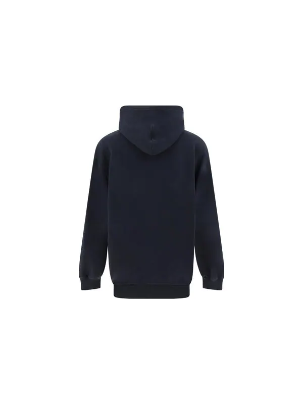 Толстовка bb medium fit hoodie 'washed black' Balenciaga — изображение 2 из 4, черный