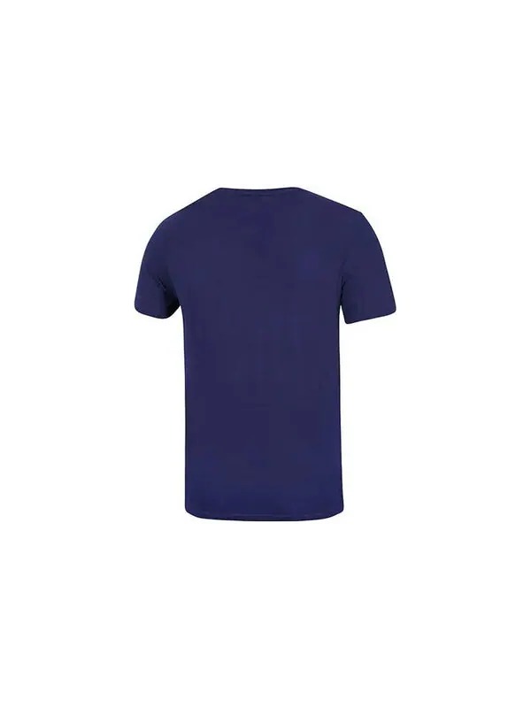 Футболка logo graphic t-shirt 'navy' Puma — изображение 2 из 2, темно-синий