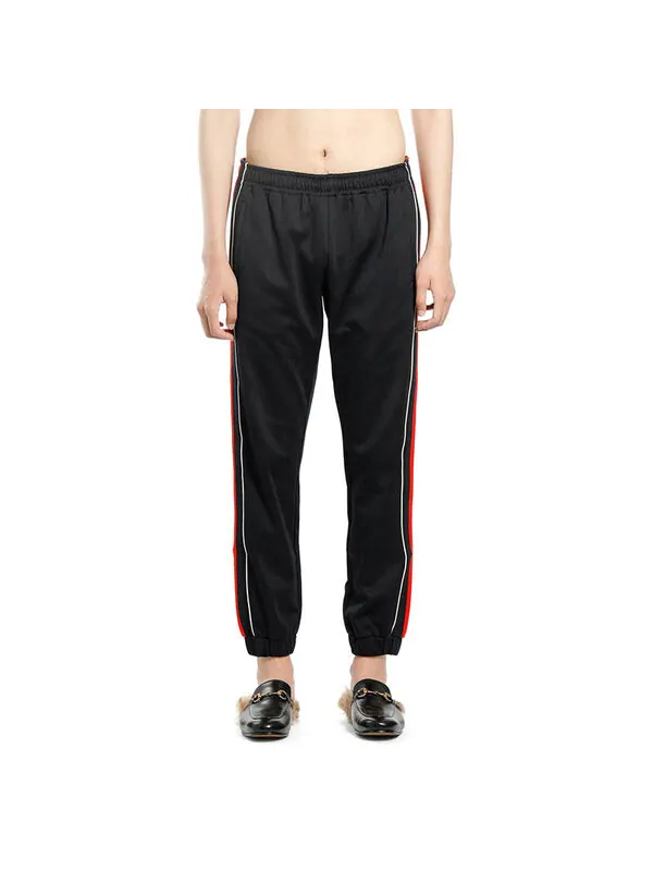 Брюки Gucci Web Stripe Sweatpants — изображение 3 из 4, черный