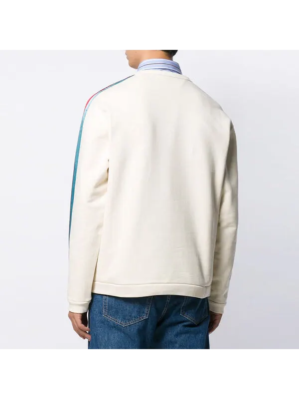 Толстовка Gucci Long Sleeves Cotton Logo — изображение 3 из 4, белый