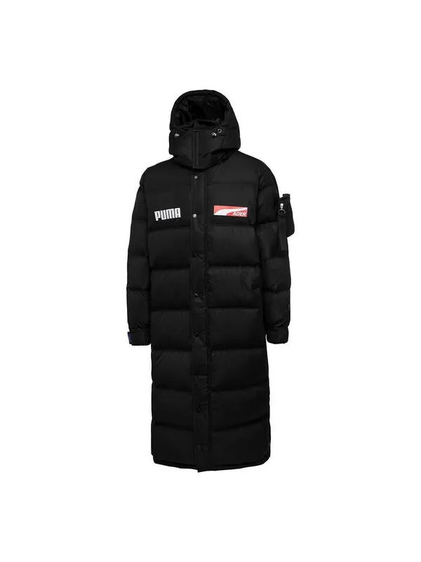 Куртка x ader error down coat 'black' Puma — изображение 1 из 4, черный/белый/красный