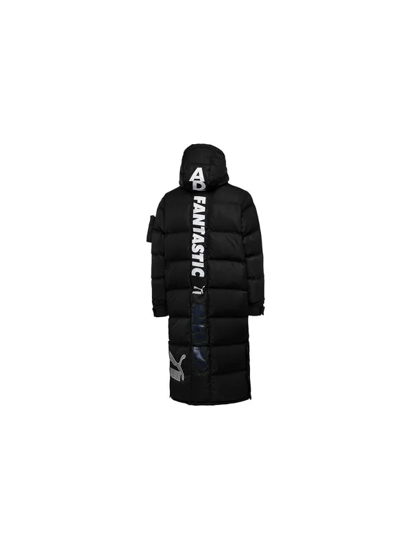 Куртка x ader error down coat 'black' Puma — изображение 2 из 4, черный/белый/красный