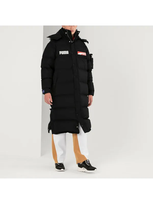 Куртка x ader error down coat 'black' Puma — изображение 3 из 4, черный/белый/красный