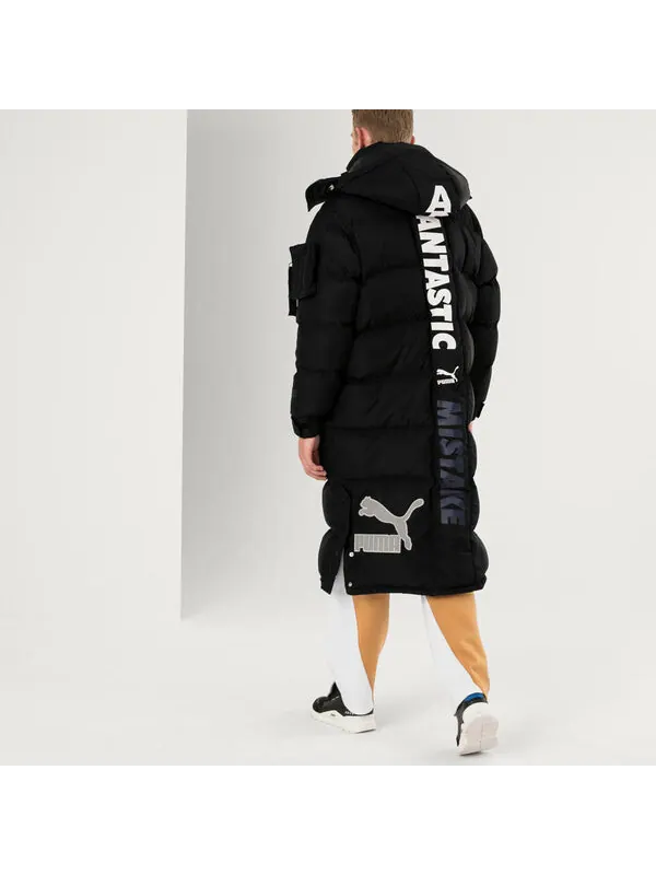Куртка x ader error down coat 'black' Puma — изображение 4 из 4, черный/белый/красный
