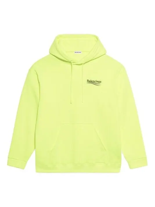 Свитер alphabet logo yellow hoodie Balenciaga — изображение 1 из 4, желтый