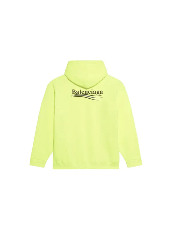 Свитер alphabet logo yellow hoodie Balenciaga — изображение 2 из 4, желтый