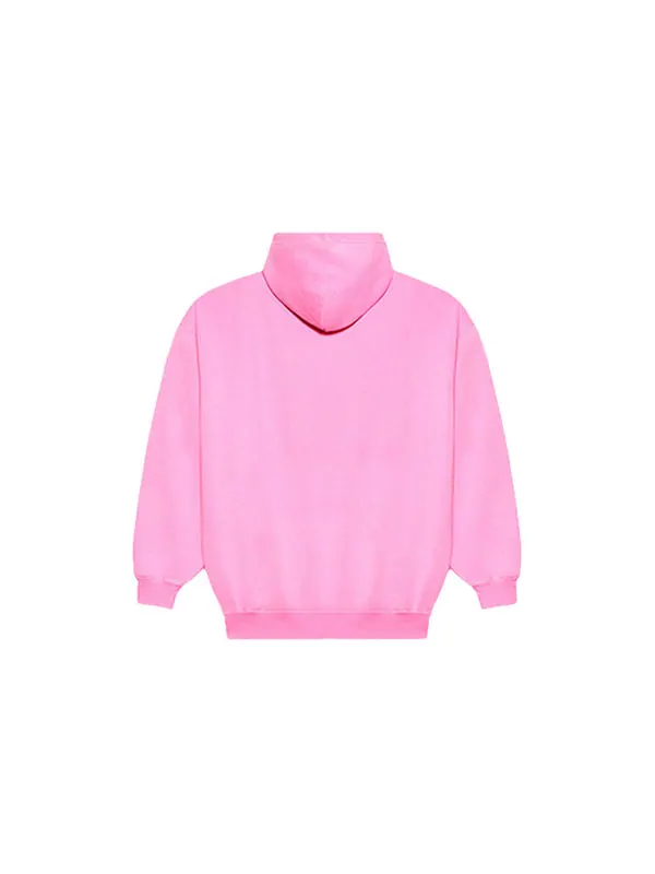 Свитер sponsor hoodie pink red Balenciaga — изображение 2 из 4, красный