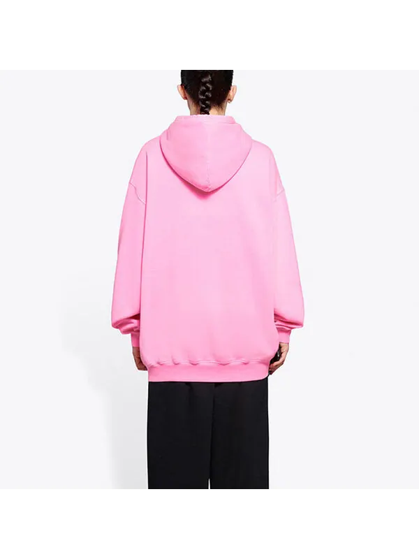 Свитер sponsor hoodie pink red Balenciaga — изображение 4 из 4, красный