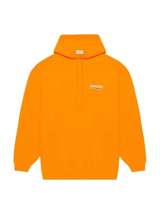 Свитер fw21 logo hoodie orange Balenciaga — изображение 1 из 4, оранжевый