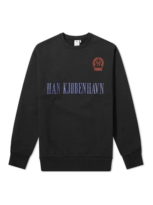 Свитер x han kjobenhavn crewneck sweatshirt 'black' Puma