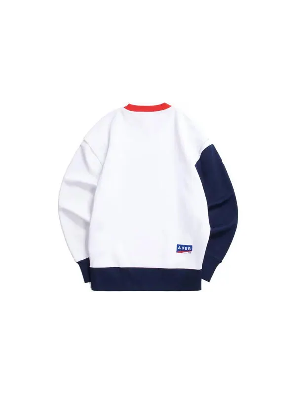 Свитер x ader error crew neck pullover sweatshirt 'white' Puma — изображение 2 из 4